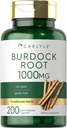 Carlyle Burdock Racine de 1000 mg de 200 Capsules de formule sans OGM et sans gluten