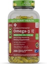 Mark 600mg Omega-3 von Fish Oil mit 50 mcg Vitamin D3 (200 Count)