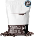 XEELA Plant Based Vegan Protein Powder - Indipendente testato - 25g High Protein, Pea Protein per Uomo e Donne - Vitamine & Minerali, Non OGM, Latticini & Gluten Free, LowCarb & LowFat (Java Chip)