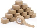 16 Rollen Selbstklebende Bandage Wrap - ForTomorrow 1 Zoll kleine atmungsaktive Cohesive Athletic Tape, Stretch Adherent Finger Wrap für Sport, Verletzung, Erste Hilfe Medizin, Zehe Sprains & Schwelling