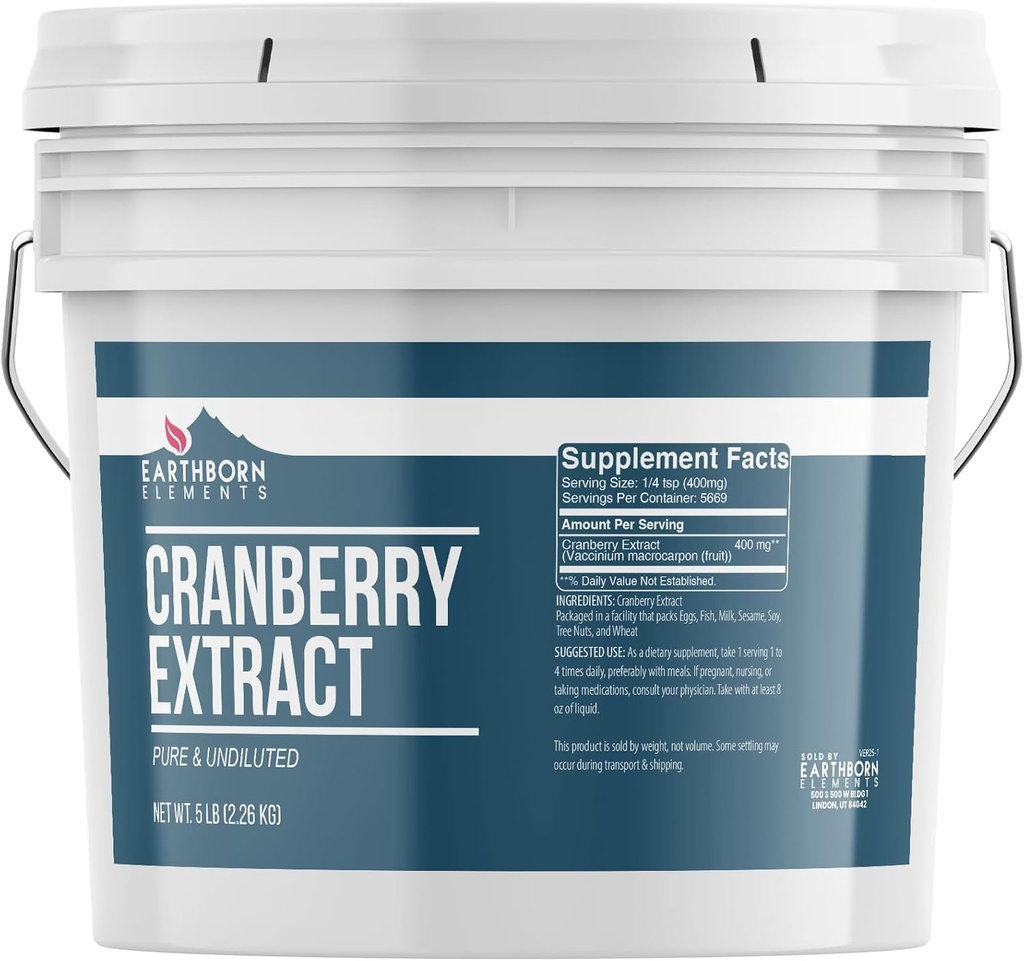 Elementi terrestri estratto di mirtillo 1 gallone Bucket, puro e diluito, supplemento di erbe