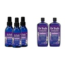 Dr Teals Schlafspray mit Melatonin & ätherische Ölmischung, 6 fl oz & Schaumbad mit reinem Epsom Salz, Schlafmischung mit Melatonin, Lavender & Kamille ätherische Öle, 34 fl oz