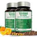 Rhubarb- Soutien de la constipation à base de plantes, Supplément de motilité de Gut,Gentle non laxatif, Adoucisseurs de tabourets naturels, Bloating & Gas Relief, Mouvement quotidien de Bowel, Pilules de cailloux à base de plantes, 90 Capsules