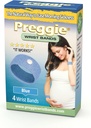 Drei Lollies Preggie Anti-Nausea-Armbänder – Morning Sickness Relief –- Side Effect Free - 2 Count (4 Armbänder) - Blau