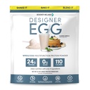 Designer Wellness, Designer Egg, Natural Egg Yolk & Egg White Protein Powder, Keto e Paleo Friendly, Calorie basse, Meno grassi e colesterolo, Vaniglia Classica, 12,4 once