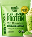Veganes Proteinpulver – 20g Organisches Pflanzen-basiertes Protein – Low Carb, Glutenfrei, Sojafrei, Dairy-Free – Kein Zucker, keine künstlichen Süßungsmittel – Smoothie, Backen & Kochen Freundlich – 1 Packung