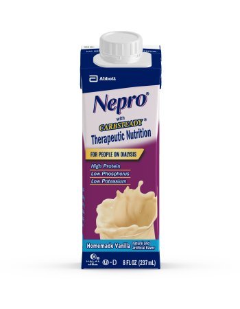 NEPRO CARB STEADY HOMEMADE VANILLA 8 OZ CONTENEURS