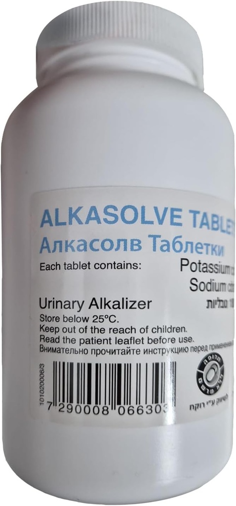 Generisches ALKASOLVE pH Balance Tabletten - Neutralisieren Säure & Balance pH für Immununterstützung, Peak Performance, reduzierende Entzündung, Gesamt-Wellness – 180 Tabletten