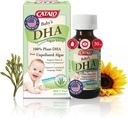 CATALO Bébés Algae DHA gouttes - Supplément Oméga-3 à base végétale pour les nourrissons - Pas d'huile de poisson, Pas d'additifs artificiels - Suppléments DHA liquides faciles à utiliser - 30ml (1 fl oz)