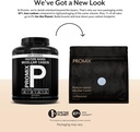 ProMix Nutrition Casein Protein Powder - Grass-Fed, Pasture Raised, Slow Release 25g Casein Micellar - 5.4g BCAAs Gluten Free, Sugar Free, Soy Free - Unflavored, 5lb