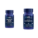 Extension de vie Melatonine IR/XR & Ashwagandha optimisé - Sommeil, soulagement du stress, Focus, Mémoire - 60 Capsules