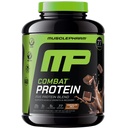 MusclePharm combat en poudre de protéines, chocolat lait aromatisé, combustibles Muscles pour des séances d'entraînement productives, 5 sources de protéines, y compris l'isolat de protéines de lactosérum et l'albumine d'oeuf, sans gluten, 6,2 lb, 77 portions