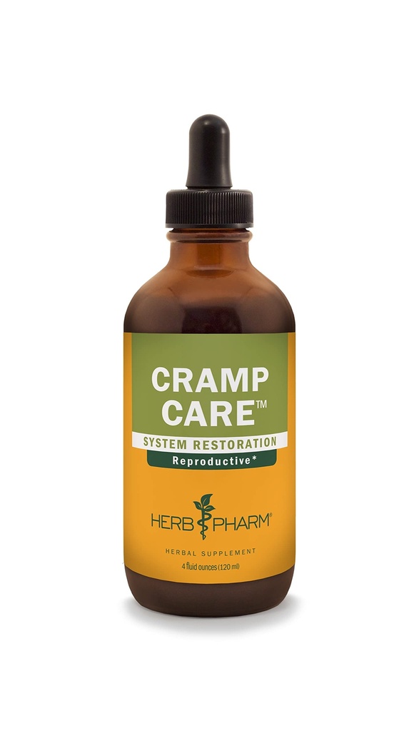 Herb Pharm Cramp Care Liquid Herbal Extract gouttes pour soutenir un cycle menstruel sain, 4 Oz