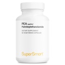 Supersmart - 99% Pea Supplemento 1200 mg al giorno (Patented) - OptiPEA PalmitoylEthanolAmide | Non-GMO & Gluten Free - 60 capsule vegetariane