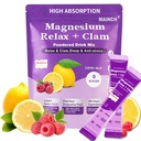 Calm Magnésium en poudre,Boire naturelle calm en poudre,Boire de cortisol pour L-Theanine,Ashwagandha,Magnésium Glycinate,Boire anti-stress en poudre,Ashwagandha Suppléments pour la relaxation Sleep-20 Packet