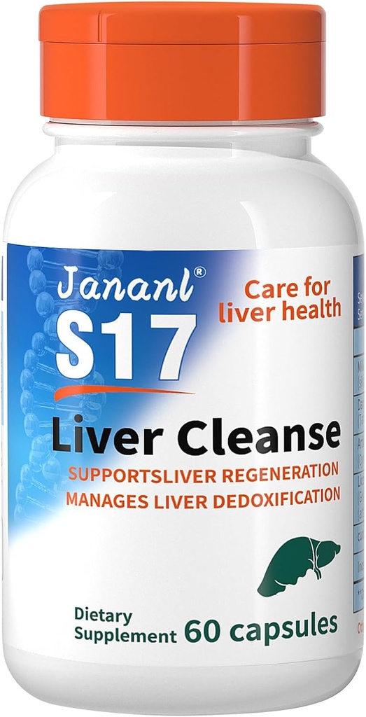 Jananl Nettoyez le foie Détox et réparez le lait Thistle Protection du foie-Liver Liquid est riche en Silymarin et FDP Cell Energy Liquid, avec 15 bouteilles totalisant 7,5 FI oz - Clearing
