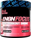 Evlution Nutrition ENGN Focus - Pré-entraînement intense avec la créatine - Formule de focalisation maximale - Poudre de pré-entraînement pour l'énergie durable - avec la bêta-alanine et la caféine - 30 portions - pastèque