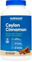Nutricost Organic Cinnamon (Ceylon Cinnamon) 1.200mg Servieren, 150 Kapseln - Glutenfrei, Non-GMO