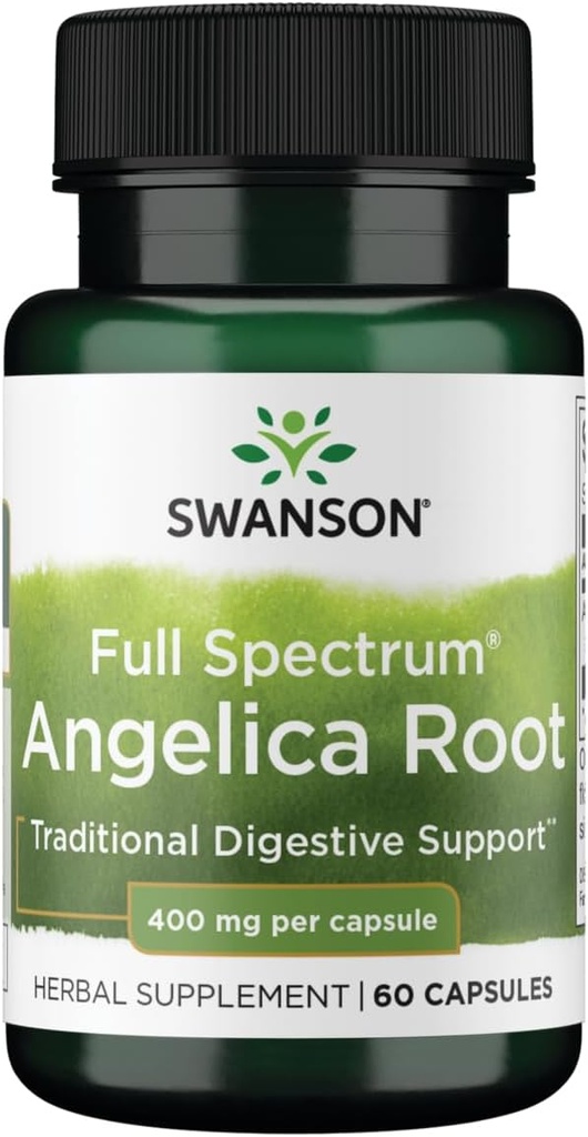 Swanson Full Spectrum Angelica Root 400 Milligramme 60 Kapseln