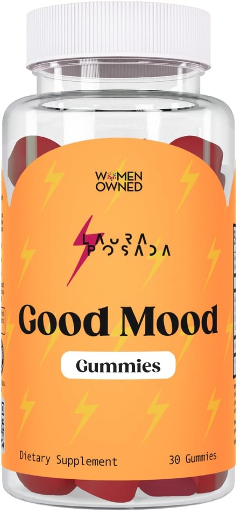 Laura Posada Mood Support Gummies Supplément de safran 30 Compte 100% naturel.