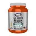 MAINTENANT nutrition sportive, protéines blanches d'oeuf, 20 G avec BCAAs, poudre de vanille crémeuse, 1,5-Pound