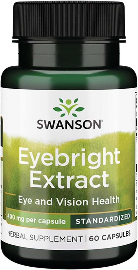 Swanson Eyebright Extract 400 Milligramme 60 Kapseln
