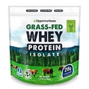 Opportuniteas Grass Fed Whey Isolate Protein Powder - Polvere proteica non aromatizzata 28g senza dolcificanti artificiali, cows senza ormoni, non OGM - 2.5lb