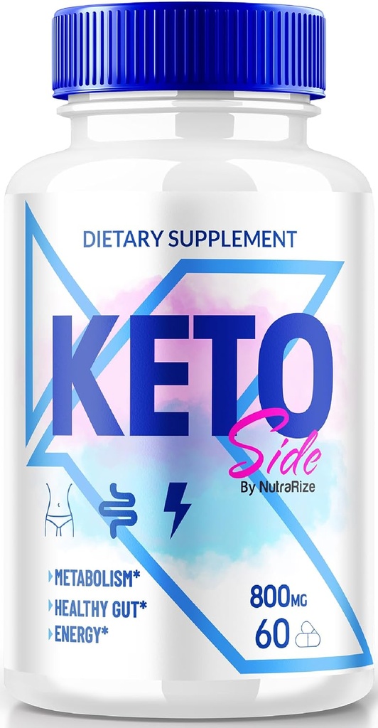 Keto Side Capsules, Premium-Ergänzung zur Unterstützung von Active Lifestyle, All- Natural Keto-Unterstützung, um Fit und gesunden Körper, KetoSide Detox Pills Bewertungen (60 Kapseln)
