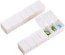 2 Pack 7 Komponenten BPA frei während Pille Box/Pill Case/Travel Pill Organizer Spender für Vitamin Fish Oils...