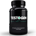 TestoGen Booster pour les hommes - Supplément Vitalité Naturelle Homme pour combattre les faibles niveaux d'énergie, combattre la fatigue, soutenir le contrôle du poids, la croissance musculaire et la focalisation - 3 mois d'approvisionnement