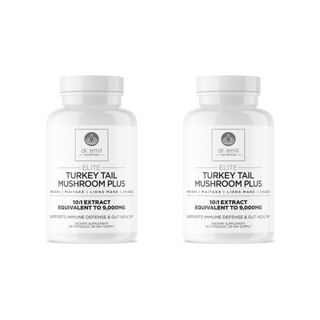 DR. EMIL NUTRITION Elite Turchia Tail Mushroom Plus Twin Pack