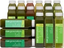 Nettoyer le détox de la génération brute – Nettoyer le jus de 5 jours avec 60% moins de sucre pour la perte de poids, l'énergie, la peau plus claire et la santé de la gueule – 30 jus emballés en chlorophylle pour détoxer votre corps et réinitialiser votre alimentation (Assortment May Vary)