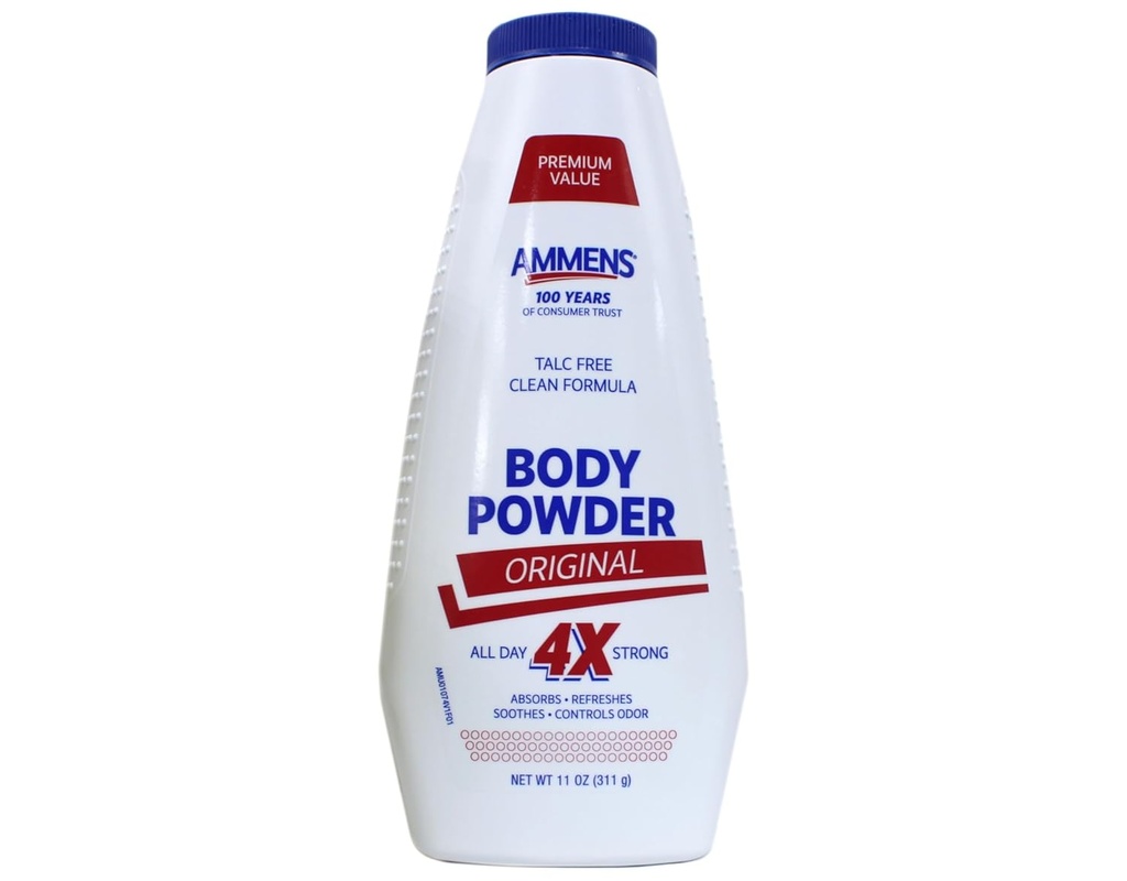 Ammens Original Medikamente Pulver, keine Talc-Formel, 11 Unzen