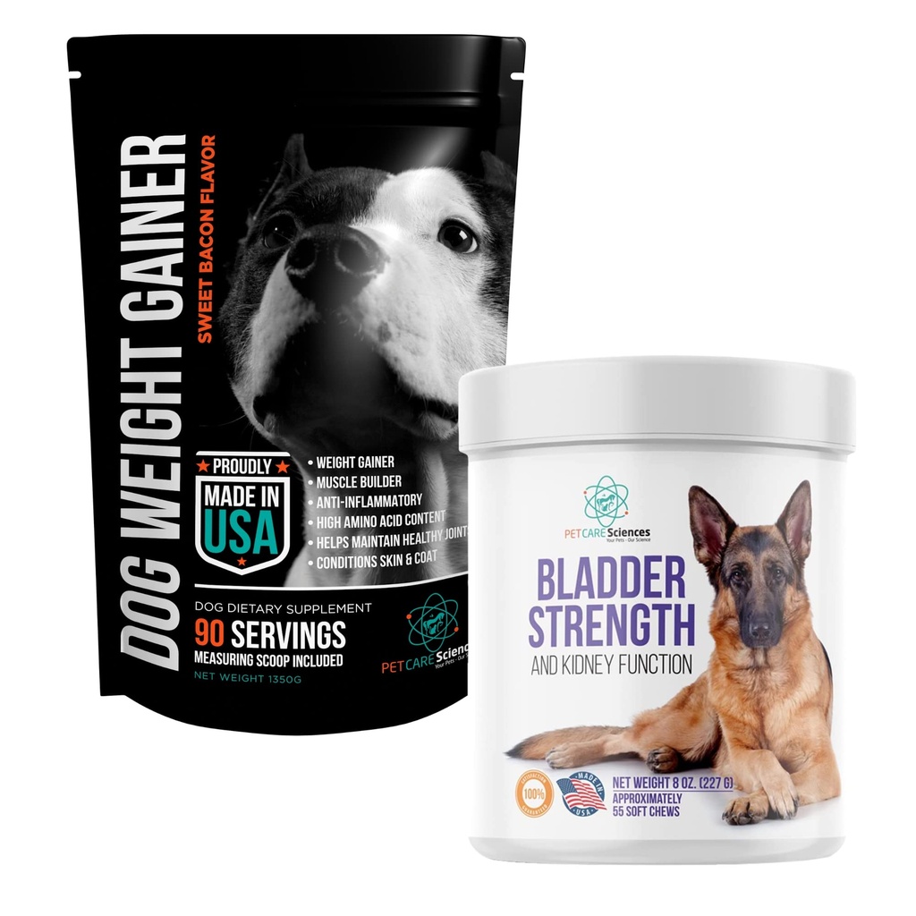 Hundegewicht Gainer Pulver und Blase Stärke Kauen