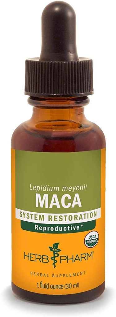 Herb Pharm Maca radice intera, estratto liquido, 1.00 Fl Oz