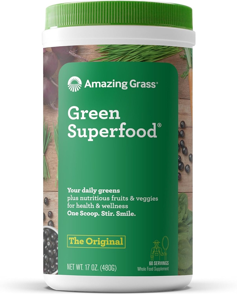 Amazing Grass Greens Blend Superfood, The Original, 1.06 lb (480 g)