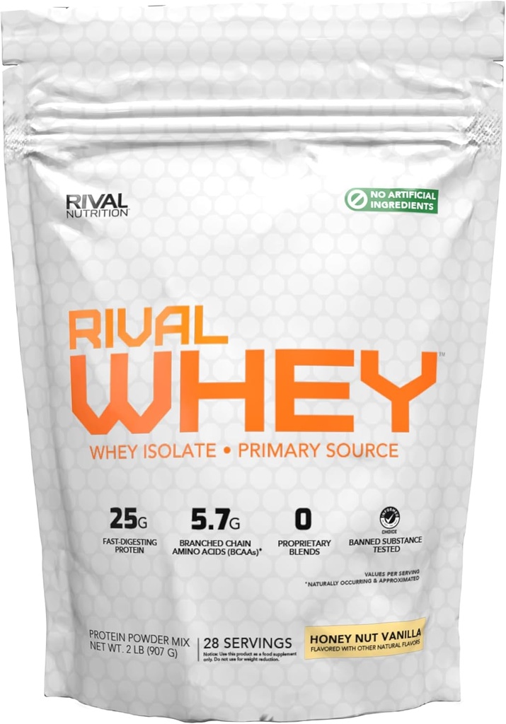Naturale Rival aromatizzato Whey - Honey Nut Vanilla 2lb