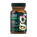 Gaia Herbs Quick Defense - Fast-Acting Immune Support Supplement* - Echinacea, Black Elderberry, Ginger & Andrographis - 20 Vegan Liquid Phyto-Caps (10 Servings)