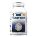 ANDREW LESSMAN Night Time 30 Capsules - 3mg Melatonin, Valerian, Ashwagandha, Passionflower, Hops, Camomilla. No Morning Grogginess. Supporto naturale, sonno riposante delicato. Capsule facili da ingoiare
