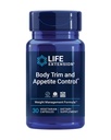Corpo di prolungamento di vita Trim e Appetite Control, Lemon Verbena, Hibiscus, Peso sano, Promuove sazietà, gestione del peso, senza glutine, non OGM, 1-Daily, Vegetariano, 30 capsule