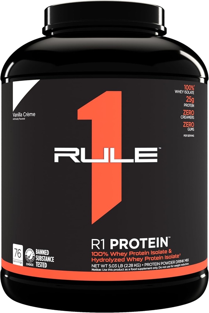 R1 Protein,76 Serve, Vanilla Crème