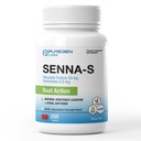 Puregen Labs Senna-S Natural Vegetable Laxative Plus Hocker Softener Dual Action - 250 Tablets Senna Plus | Gentle Dependable Overnight Relief of Occasional Constipation