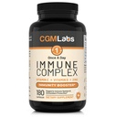 Complesso immunitario Una volta al giorno - Vitamina C 900mg, Vitamina D3 2500IU, Zinc 25mg in Serve Singola - 180 capsule di CGM Labs