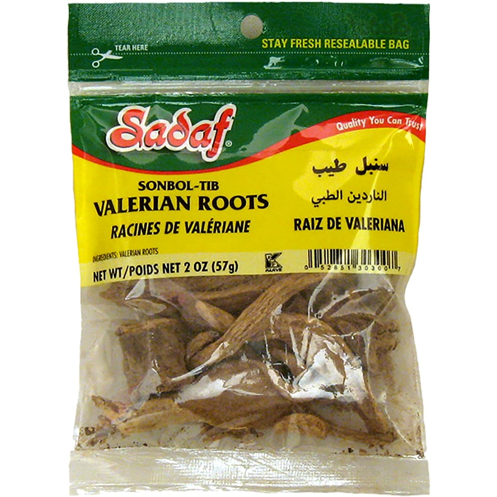 Sadaf Valerian Roots - Valerian Root Loose (Valerian officinalis) - Machen Sie Ihren Valerian Root Tee - 2 Unzen. Tasche
