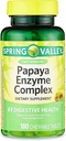 Papaya Enzyme Complex Kautabletten Nahrungsergänzung, 180 Count