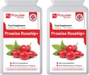 Rosehip Health+ (paquet de 2) 5000mg 120 comprimés - BPF fabriqués au Royaume-Uni Qualité garantie - Convient aux végétariens et végétaliens par Prowise Healthcare