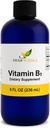 Flüssiges Vitamin B1 Tropfen - Tägliche Thiamin-Ergänzung zur Unterstützung Verdauung, Nervous System, Herzgesundheit, Stress-Relief, natürliche Energie-Booster - 500% DV, 288 Servierungen pro Flasche - 8 fl. Unze