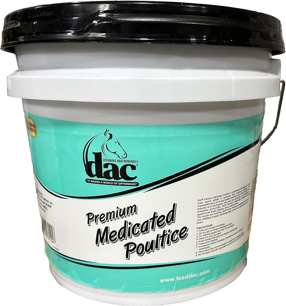 dac Vitamines et Minéraux dac® Poultice médicamentée Premium - 45lbs, Blanc