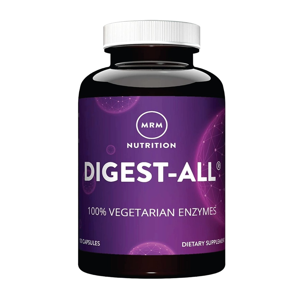 MRM Nutrition Digest-All ® | Verdauungsenzyme | Verbesserte Verdauung und Absorption | Lactase + Amylase + Lipase| Kann Hilfe bei Bloating und Gass 100% vegetarisch | Glutenfrei | 50 Servierungen