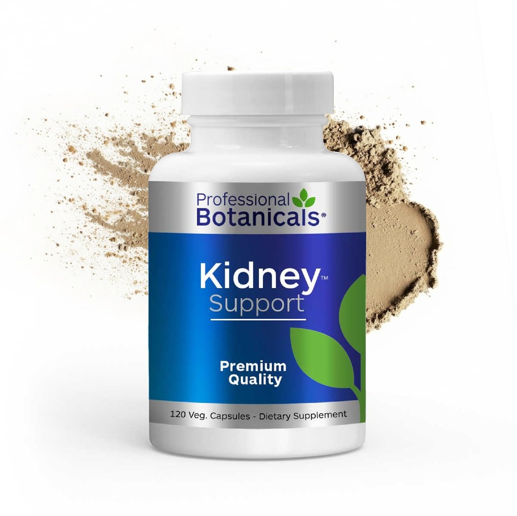 Professional Botanicals Rein Support - Vegan Rein Cleanse Supplement All Natural Herbal Detox and Support for Urinary Tract, Bladder and Reinys - 120 Capsules végétariennes